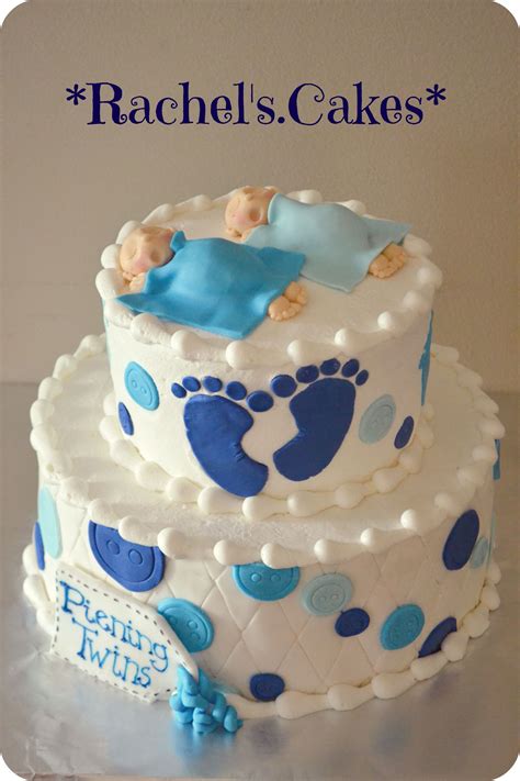 twin baby cake ideas